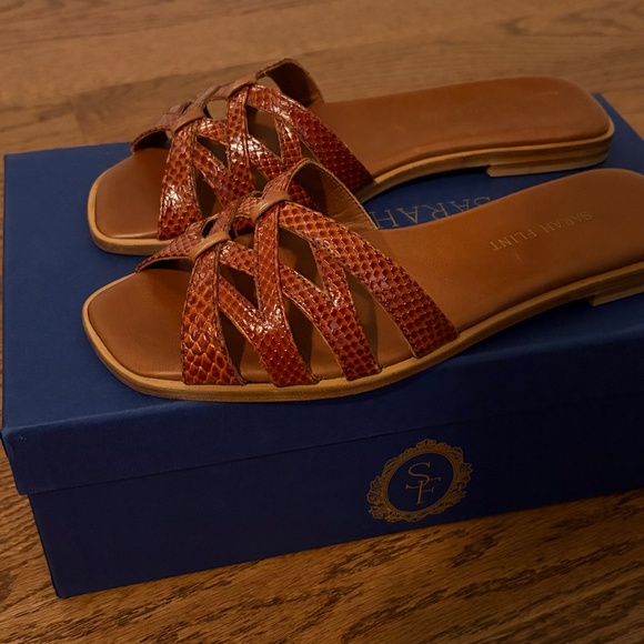 Sarah Flint Sandals 37 US 7 - Picture 3 of 10